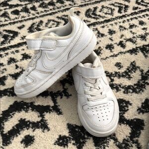 Kids White Nike Sneakers